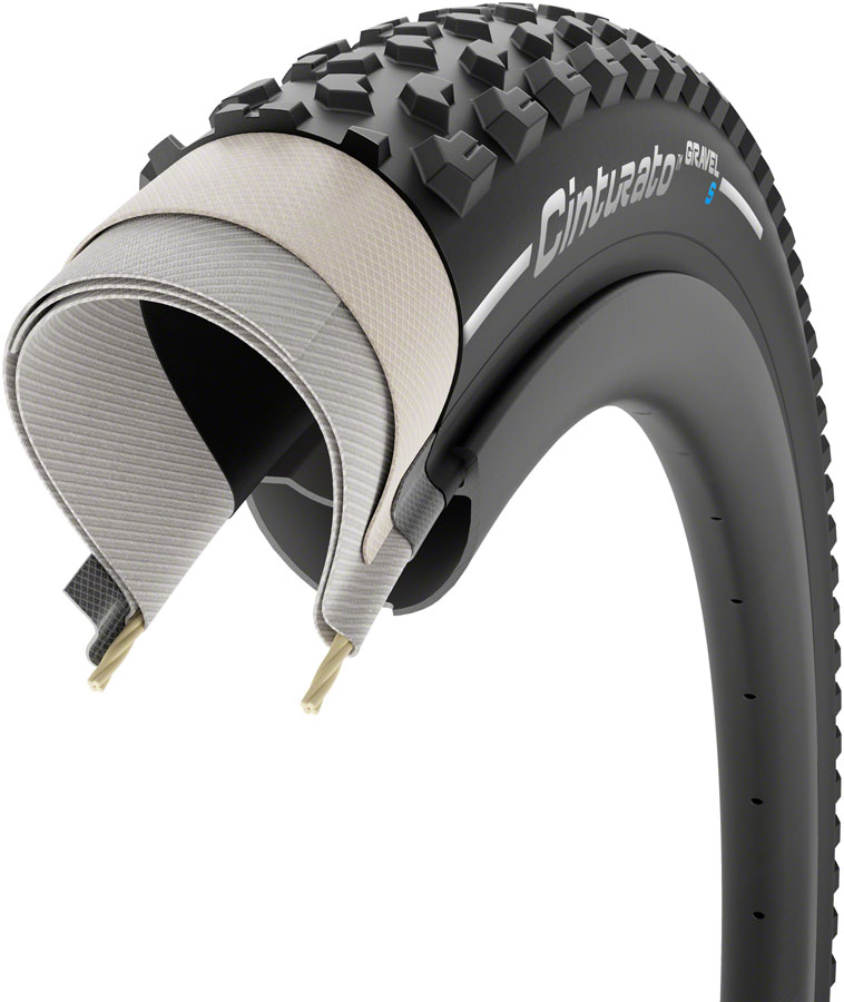 Pirelli Cinturato Gravel S Tire - 700c, Tubeless, Folding - Image 4
