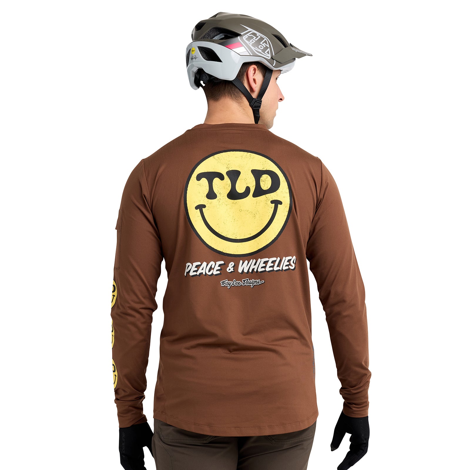 Ruckus Long Sleeve Ride Tee Wheelies Chocolate - Image 10