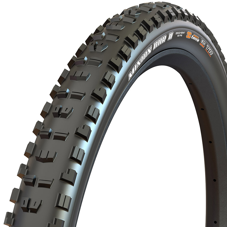 Maxxis Minion DHR2 Mountain Tire 27.5"x2.80 Folding Tubeless Ready MaxxTerra EXO+ 60TPI Black Maxxis Minion DHR2 Mountain Tire 27.5"x2.80 Folding Tubeless Ready MaxxTerra EXO+ 60TPI Black