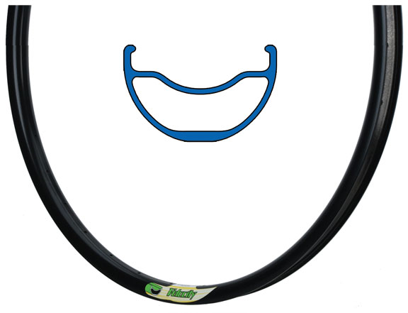 Velocity Blunt 35 Disc 26" Rim 32h