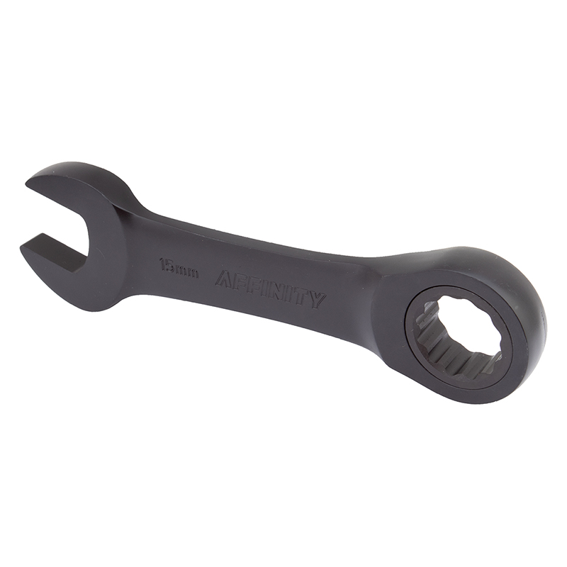 Affinity Slim Pedal Wrench Short Pedal Wrench Black 15mm Short