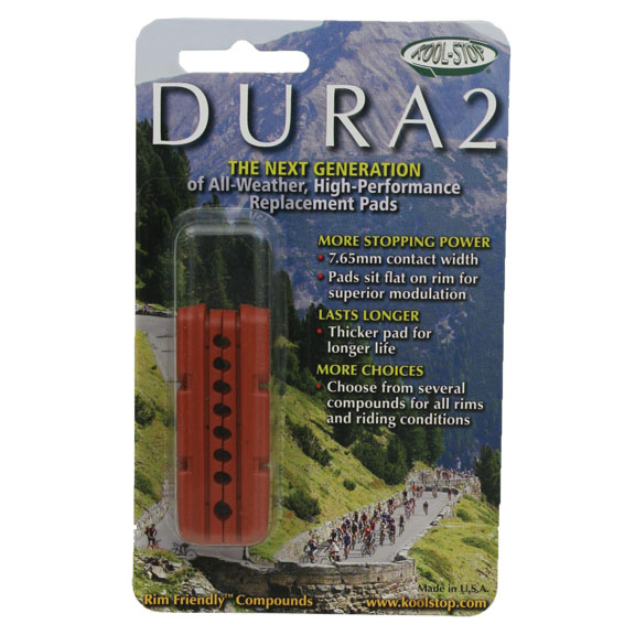 Kool Stop Dura 2 Road Cartridge Inserts Salmon Pr Kool Stop Dura 2 Road Cartridge Inserts Salmon Pr