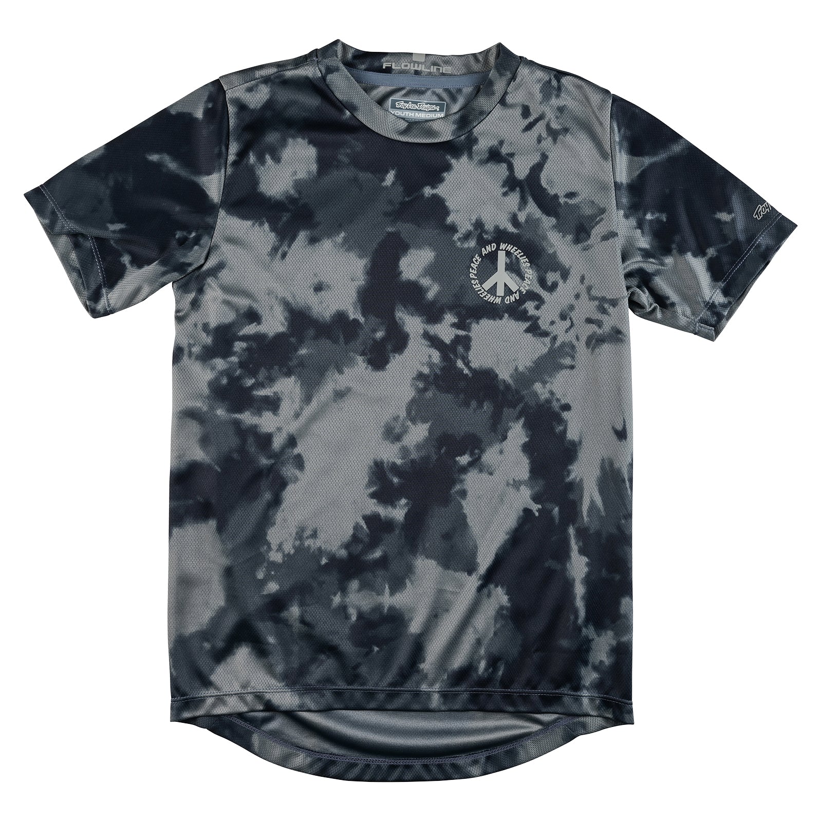 Youth Flowline SS Jersey Plot Charcoal Youth Flowline SS Jersey Plot Charcoal