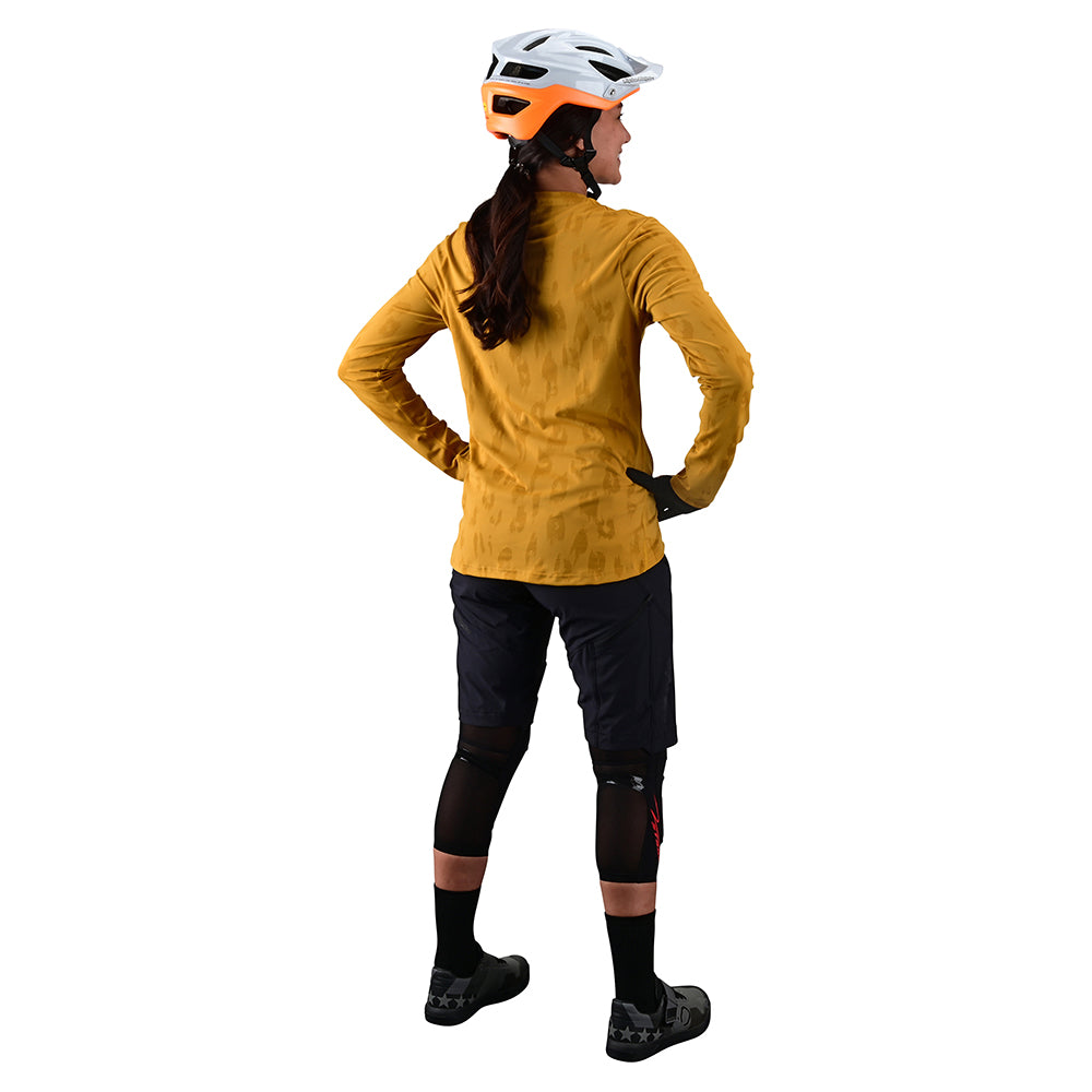 Womens Lilium LS Jersey Jacquard Honey - Image 4