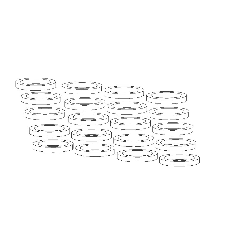 RockShox 11.4310.697.000 Pack of 20 Foam Rings 32x3.5mm