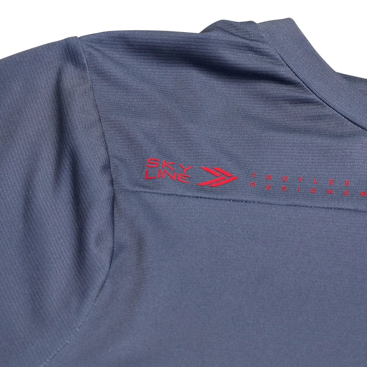 Skyline Short Sleeve Jersey Mono Steel Blue - Image 4