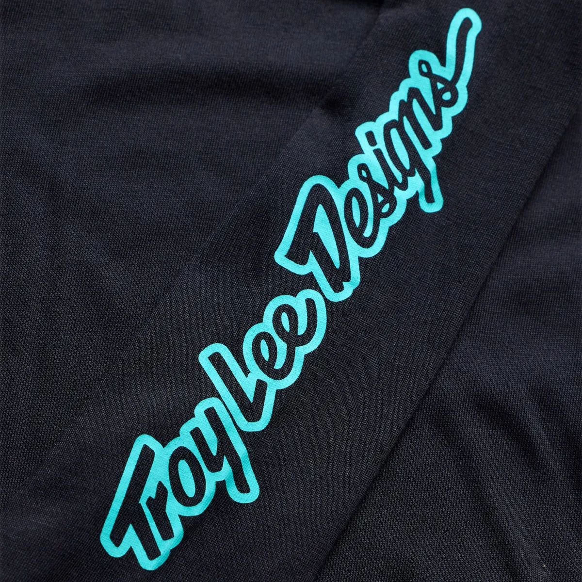 Youth Skyline Ride LS Tee Signature Black / Real Teal - Image 7