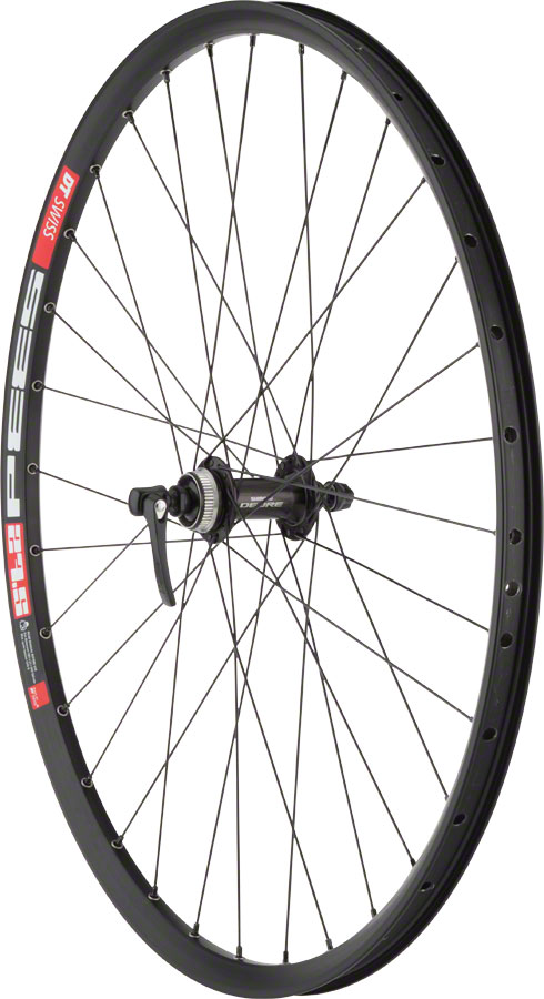 Quality Wheels Deore M610/DT 533d Front Wheel - 26" QR x 100mm Center-Lock BLK 32H