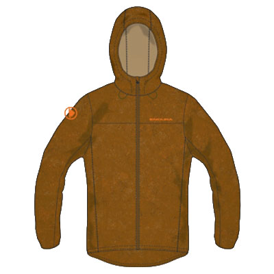 Endura Hummvee Windproof Shell Jacket  XL Trail Bronze
