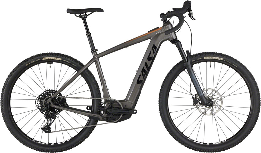 Salsa Tributary Apex Eagle SUS Ebike - 29", Aluminum, Charcoal