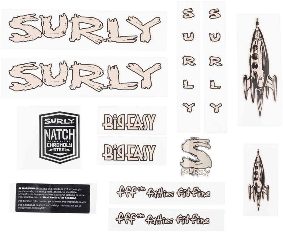 Surly Big Easy Frame Decal Set variant 3