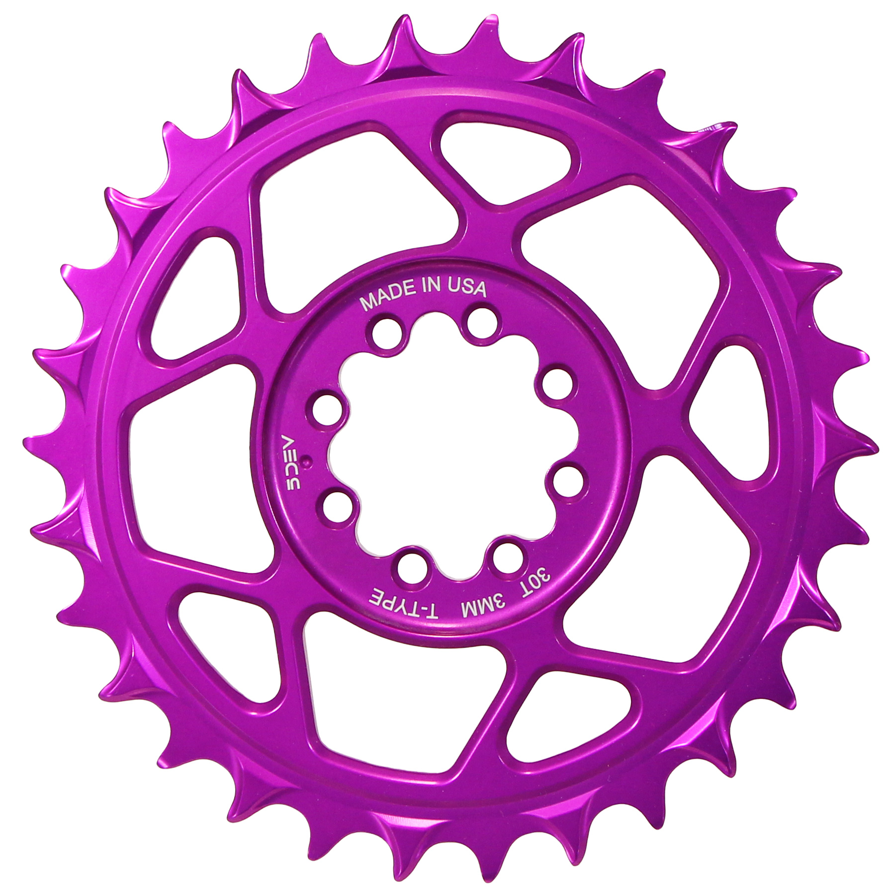 5Dev T-Type 8-Bolt Chainrings - 3mm Offset variant 3