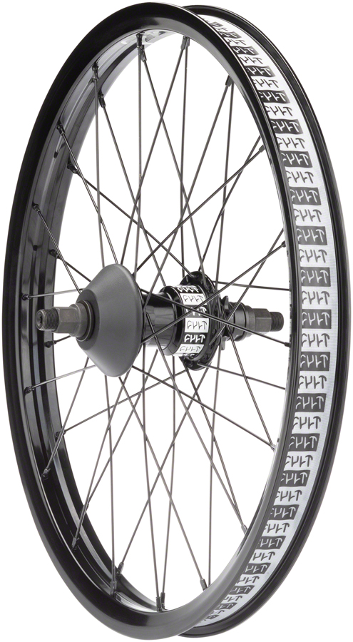 Cult Crew V2 Rear Wheel - 20" 14 x 110mm. Rim Brake LHD Freecoaster BLK Clincher