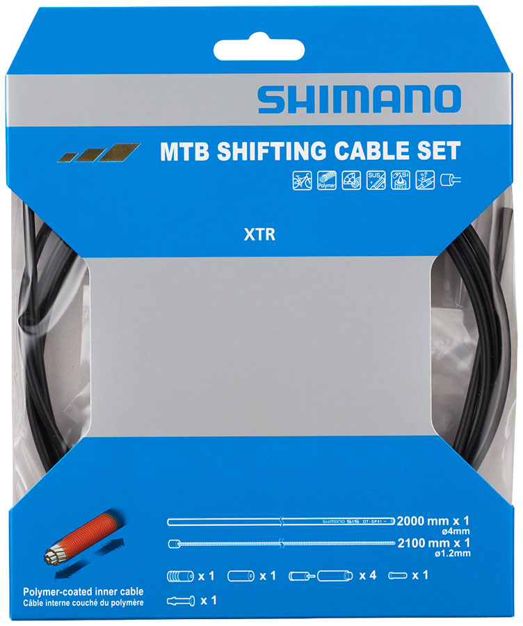 Shimano XTR OT-SP41 Polymer Coated Derailleur Cable Sets - Image 2