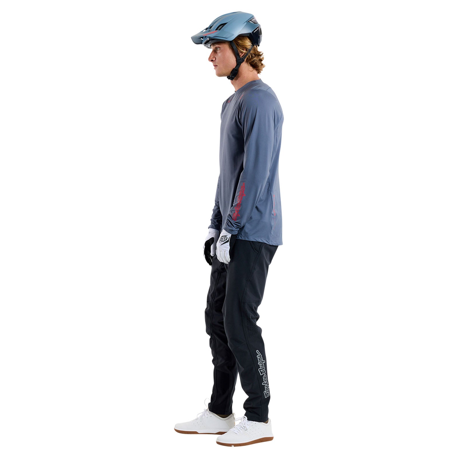 Skyline Long Sleeve Jersey Mono Steel Blue - Image 10