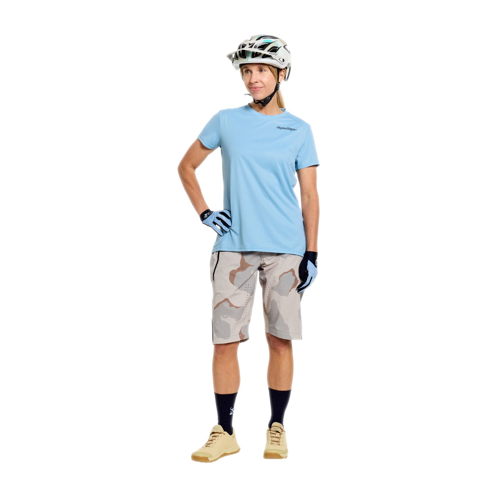 Womens Lilium Pro SS Jersey Mono Dawn Blue - Image 8