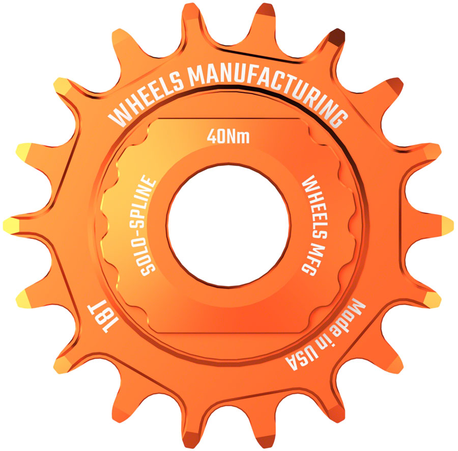 Wheels Manufacturing SOLO-SPLINE Micro Spline Single Speed Conversion Kit - 18t For Shimano Micro Spline Hub Bodies - Image 11