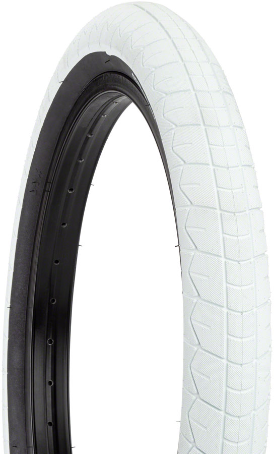 Sunday Current V2 Tire - 20 x 2.4 Clincher Wire White/Black Sunday Current V2 Tire - 20 x 2.4 Clincher Wire White/Black