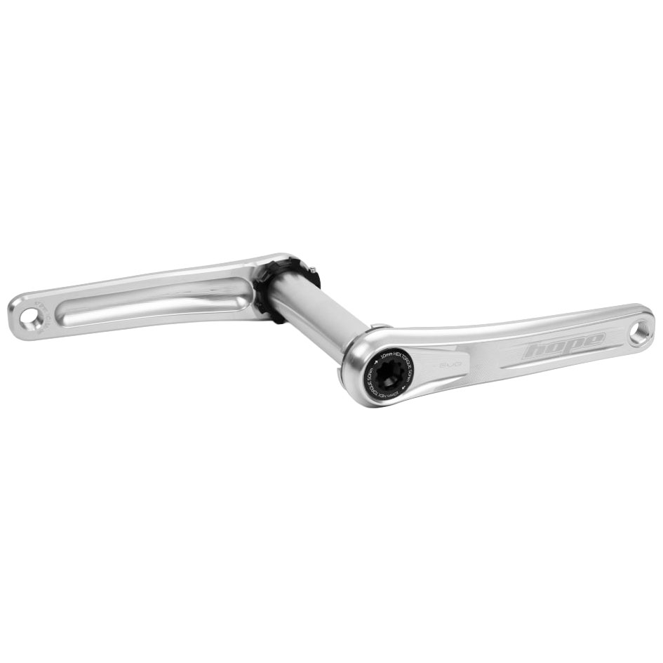 Hope Evo Crankset No Spider(83mm) 155mm Silver