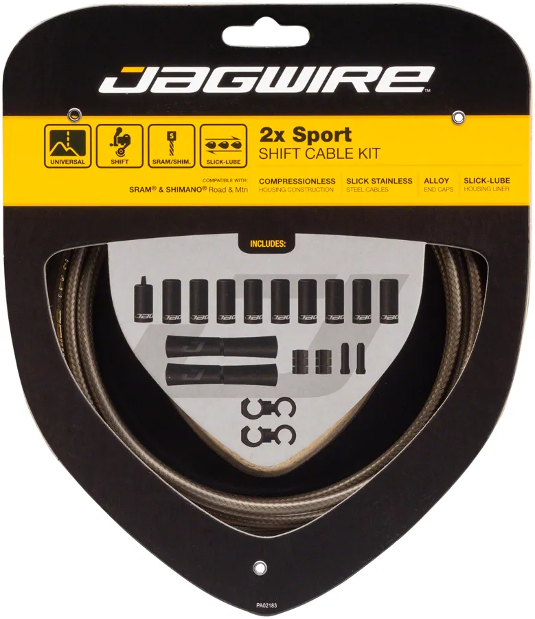 Jagwire 2x Sport Shift Cable Kit - SRAM/Shimano - Image 13