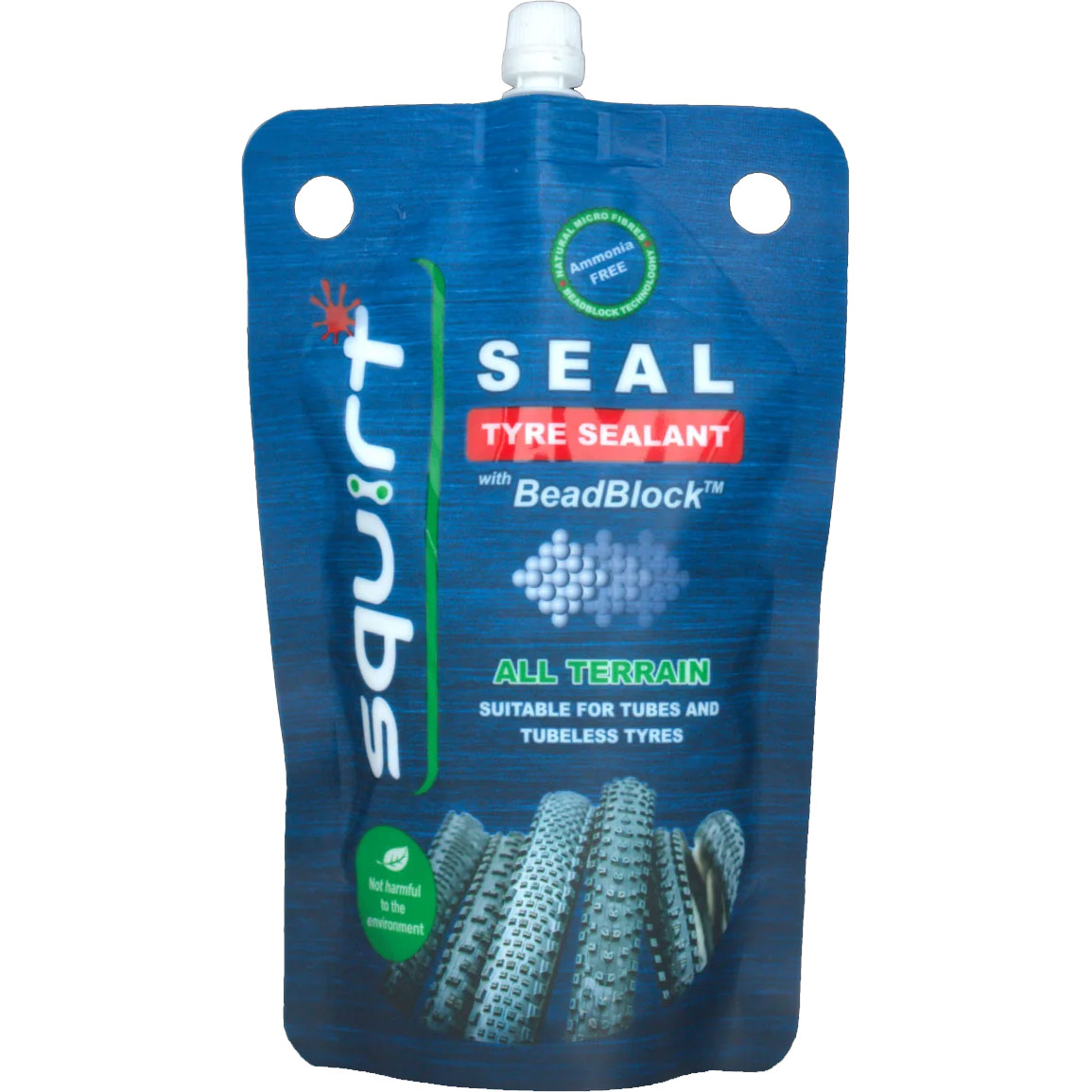 Squirt Seal Tire Sealant With Beadlock 120ml Pouch Squirt Seal Tire Sealant With Beadlock 120ml Pouch