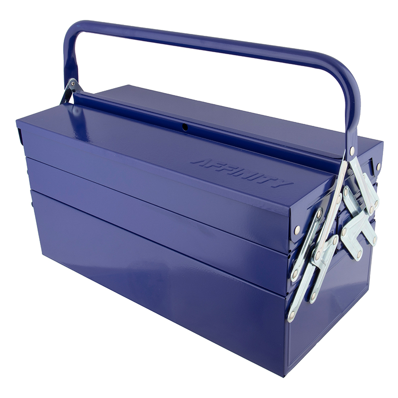 Affinity Tool Box Large Tool Box Blue 16.5x8x8.5`