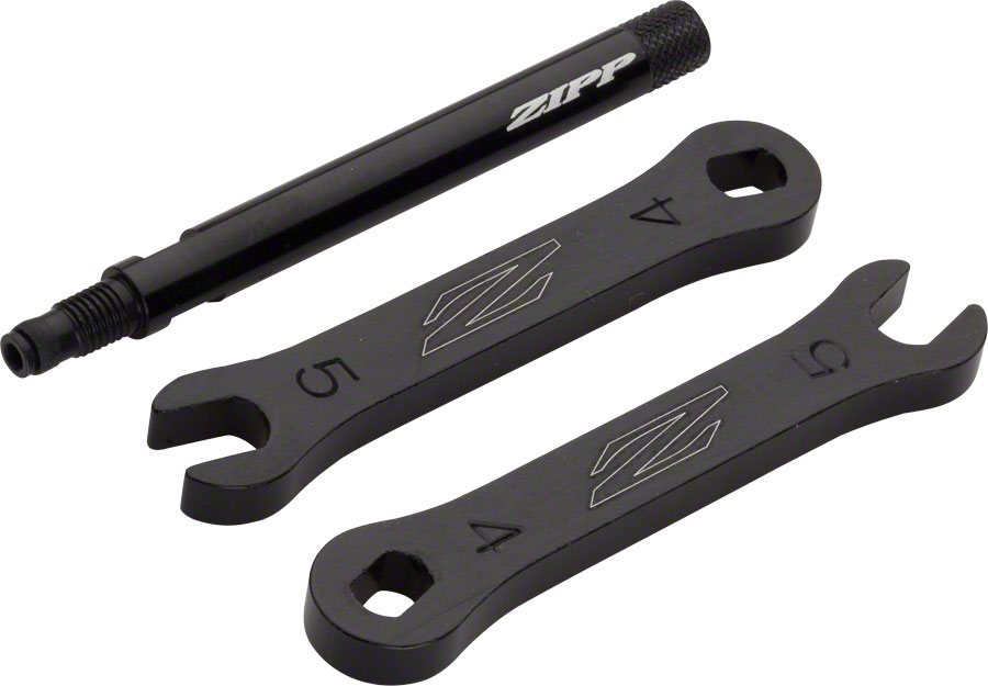 Zipp Tangente Aluminum Knurled Valve Extender - Black Zipp Tangente Aluminum Knurled Valve Extender - Black