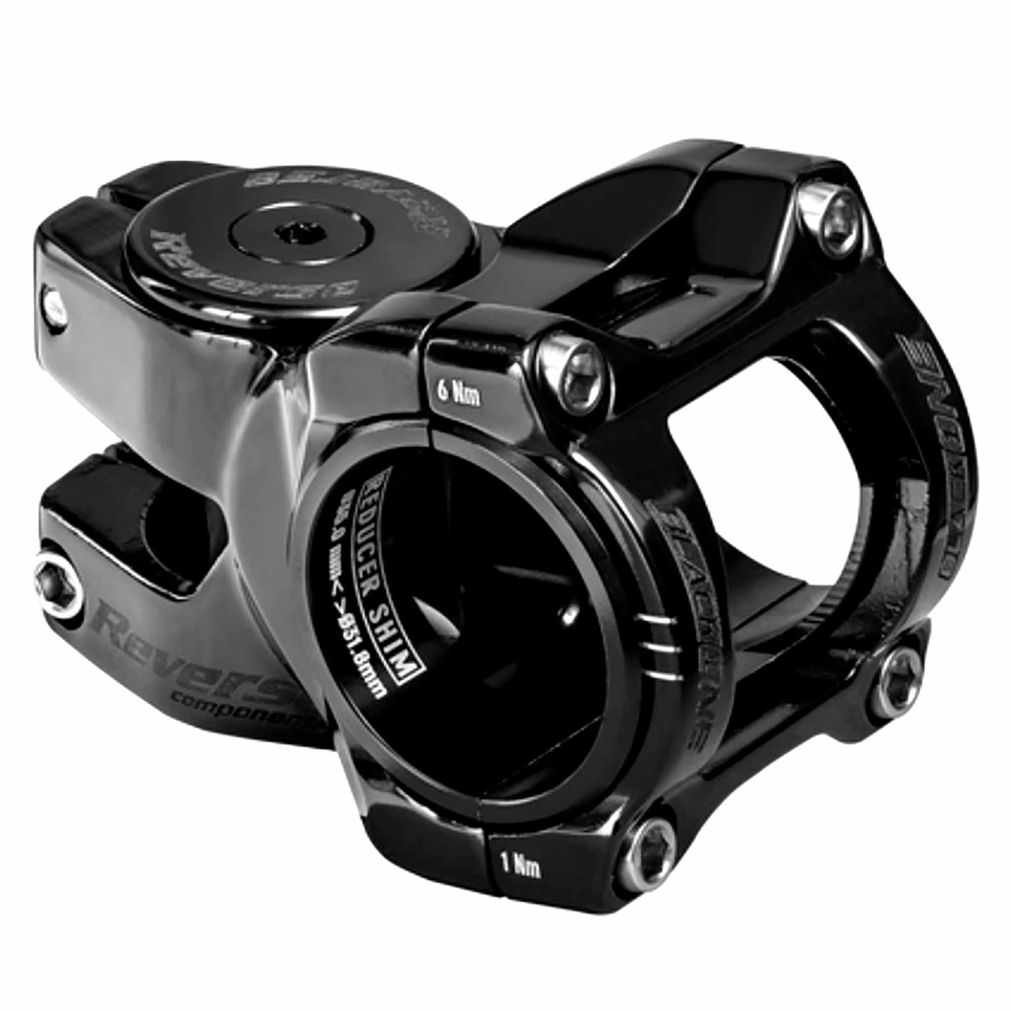 Reverse Black One D-2 Ti Stem (31.8/35.0) 35mm Blk/Blk  
