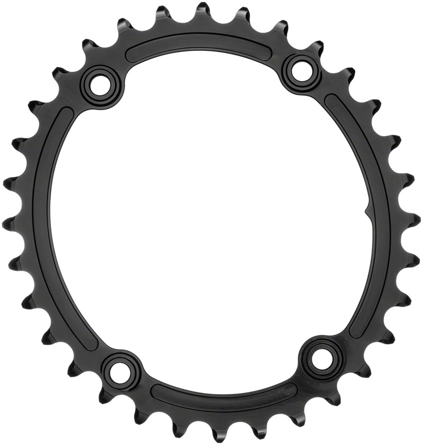 absoluteBLACK Premium 2x Sub-Compact Oval 110 BCD Road Inner Chainring variant 2