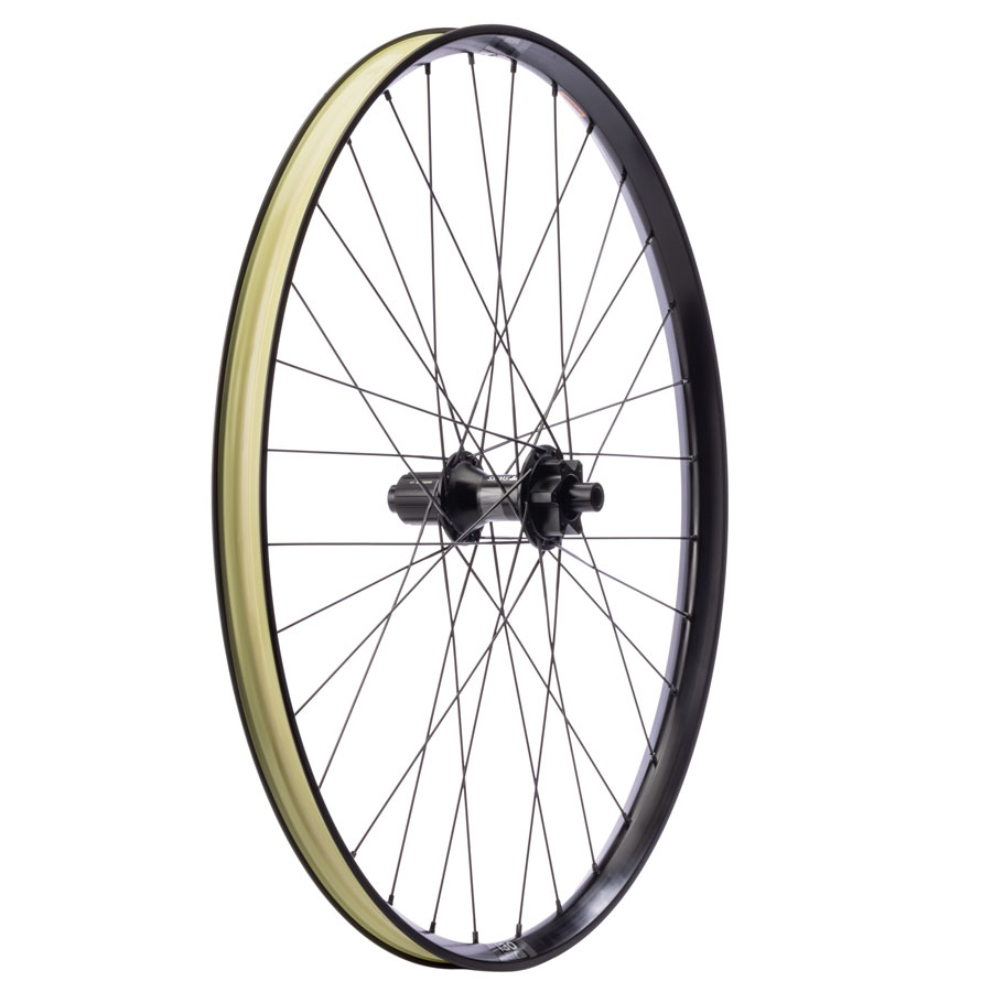 Quality Wheels DT 370 / WTB KOM i30 Rear Wheel - 12 x 148mm, 6-Bolt, Black - Image 14