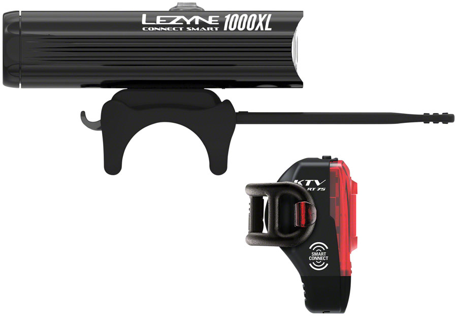 Lezyne Connect Smart 1000XL/KTV Pro Smart Headlight/Taillight Set - Image 2