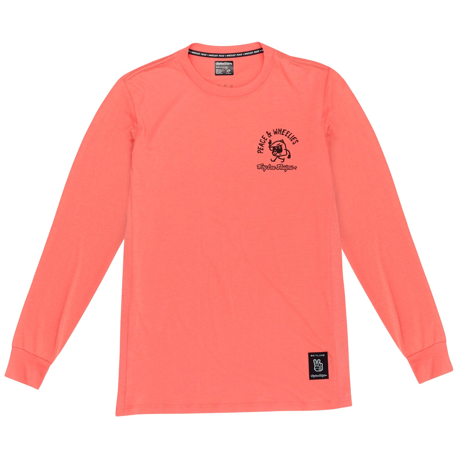 Skyline Long Sleeve Ride Tee P&W Melon Skyline Long Sleeve Ride Tee P&W Melon