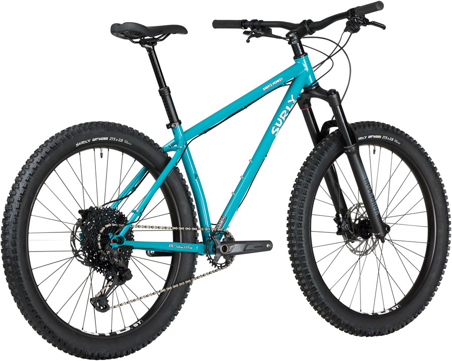 Surly Karate Monkey Front Suspension Bike - 27.5", Steel, Lost at Sea Blue - Image 3