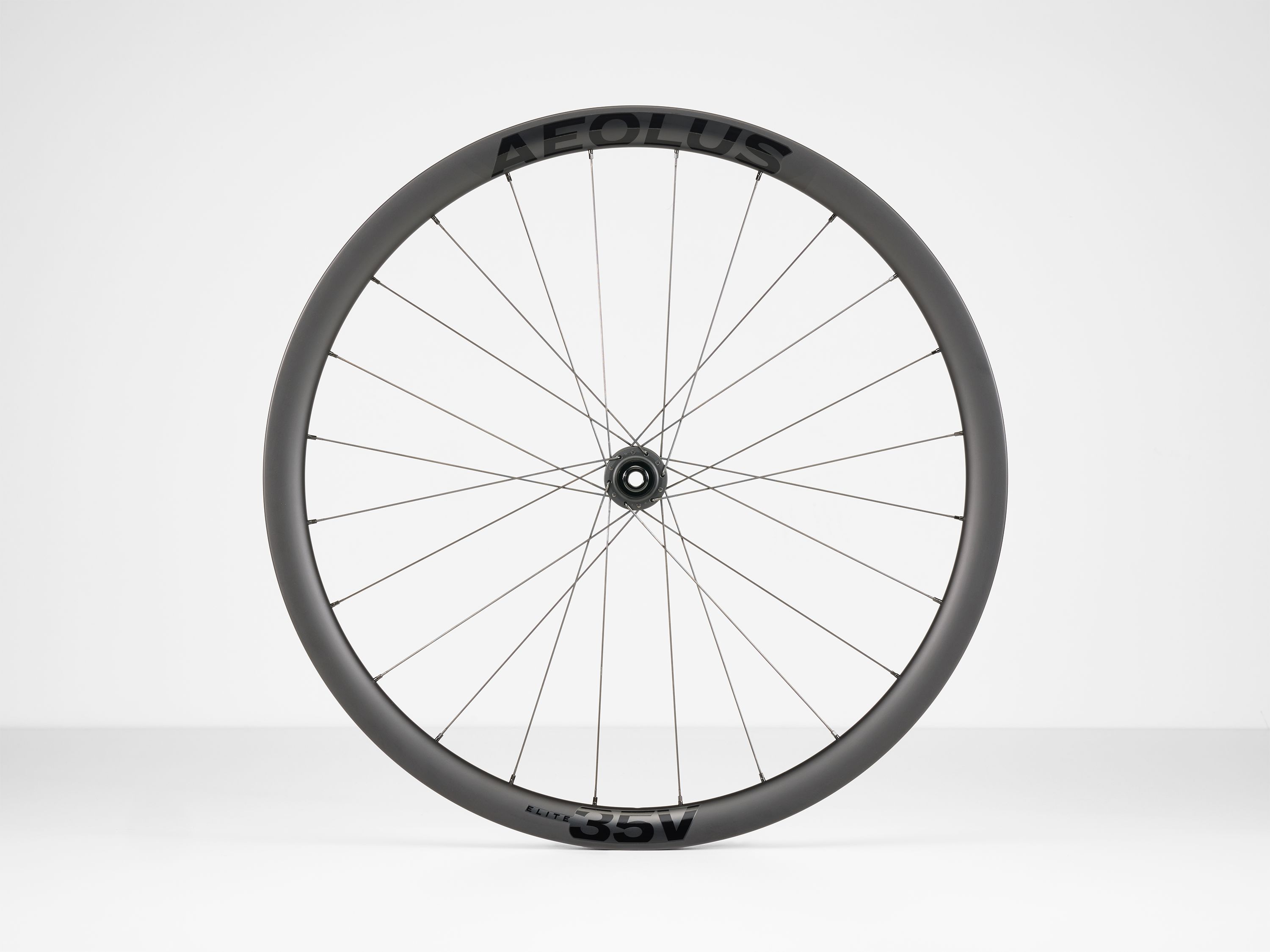 Wheel Front Bontrager Aeolus Elite 35V Disc TLR 12T Black