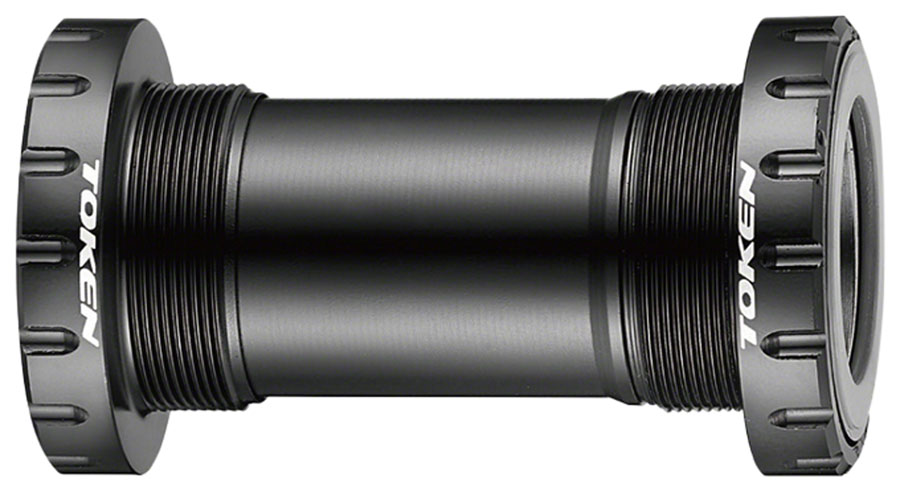 Token BB386BSA Threaded Bottom Bracket - English BB386 Black