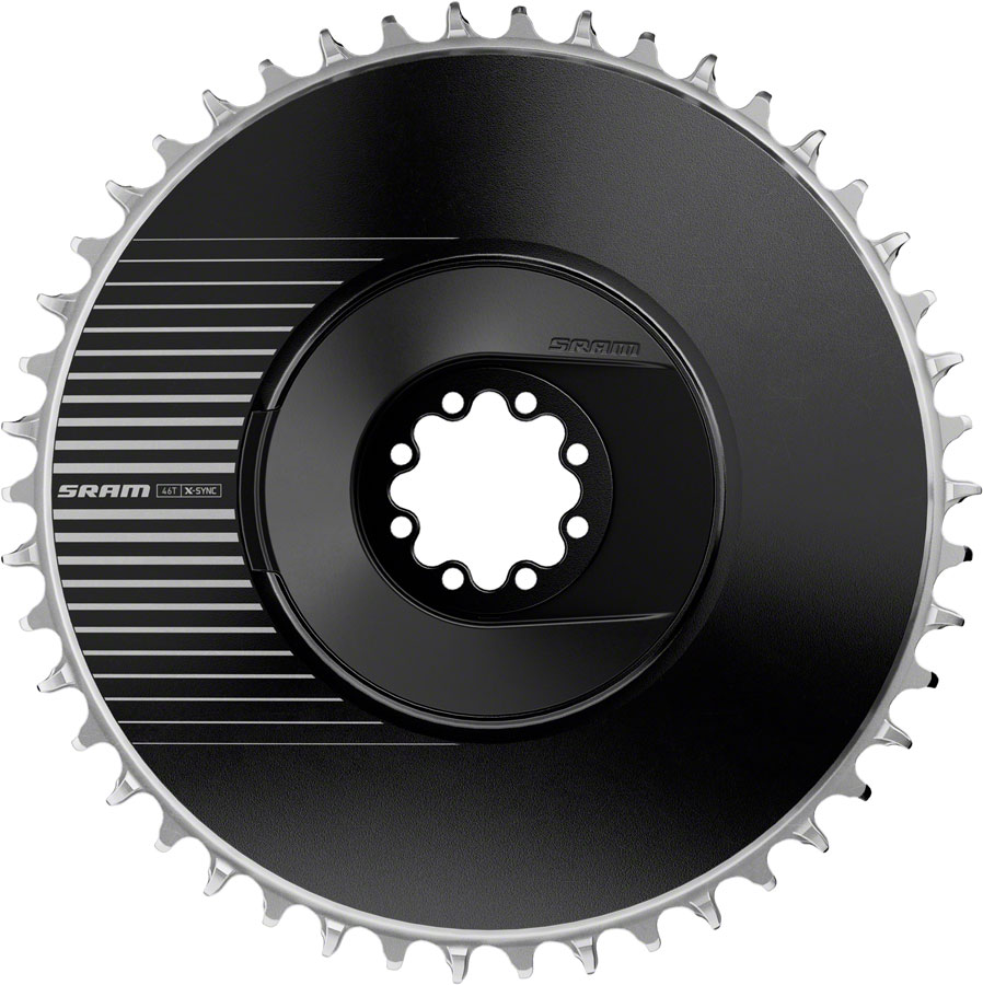 SRAM RED Aero X-Sync Direct Mount Chainring - 46t 12-Speed 8-Bolt Direct Mount 6.5mm Offet BLK E1
