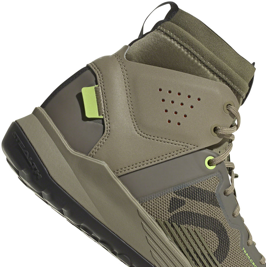 Five Ten Trailcross Mid Pro Flat Shoes - Men's, Orbit Green/Core BLK/Pulse Lime - Image 4