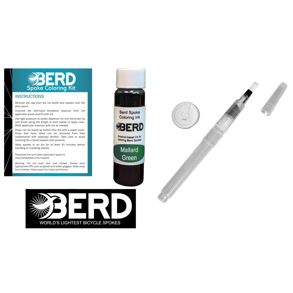 Berd Spoke Coloring Kit - Mallard Green