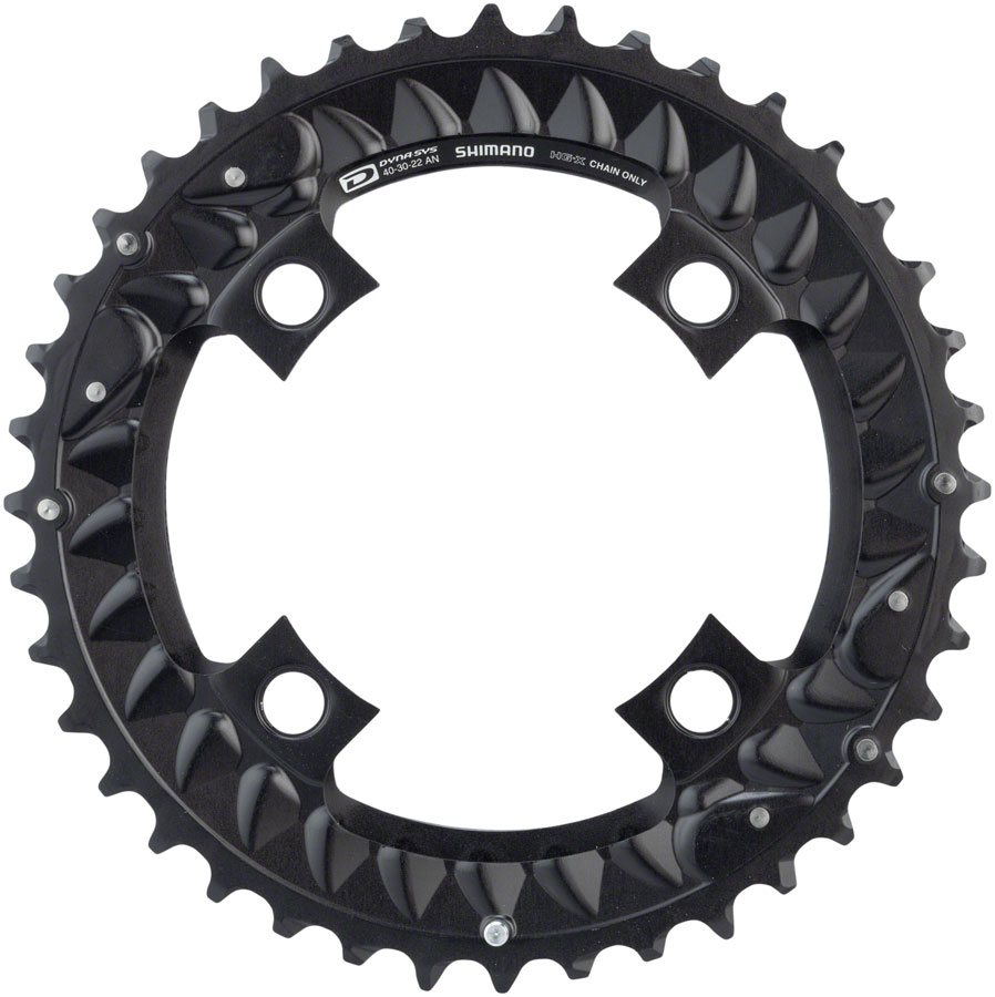 Shimano Deore M6000 30T Chainring - 10 Speed 96mm BCD for 40-30-22T Set - Image 4