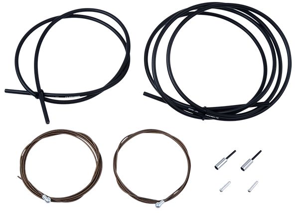Cable/Housing Set Shimano Polymer Brake Black