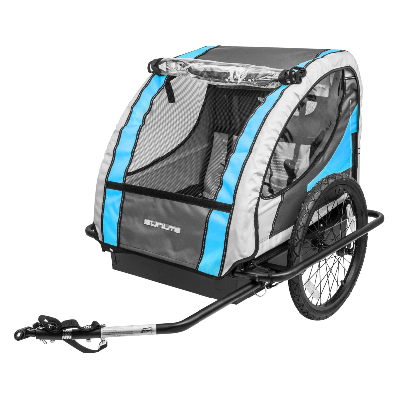 Sunlite Hard Shell Deluxe Trailer Tot  Steel Alloy 100lbs Black/Blue/Grey Black 28.7` x 23.6` x 24.4` 2026