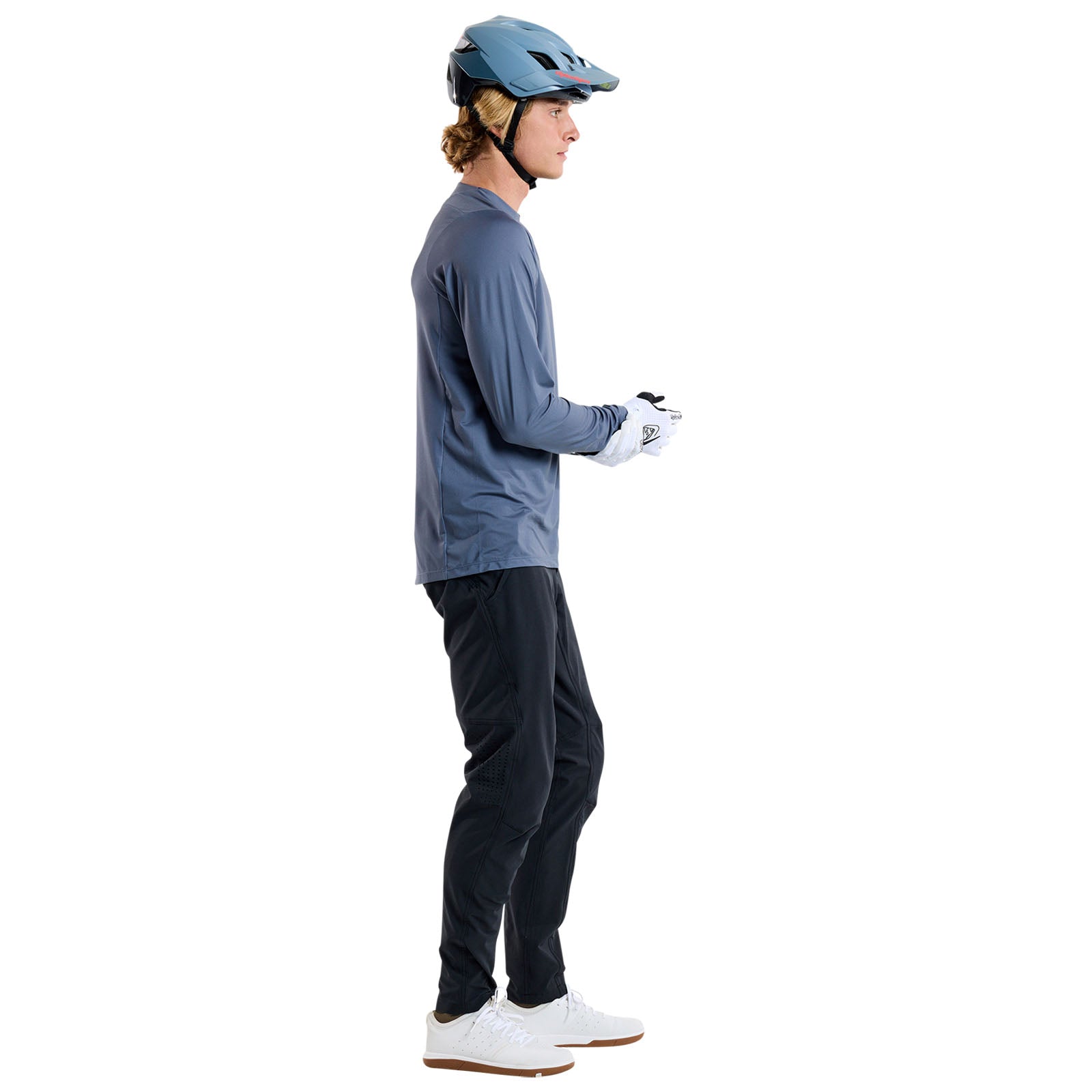 Skyline Long Sleeve Jersey Mono Steel Blue - Image 9