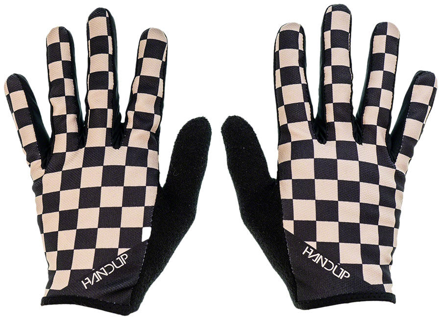 Handup Most Days Gloves - Checkered, Black/Tan