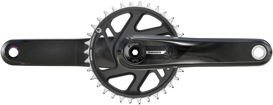 SRAM S500 Eagle Crankset - 175mm 32t Aluminum Chainring Carbon Crank Arms DUB Spindle BLK 52mm Chainline B1