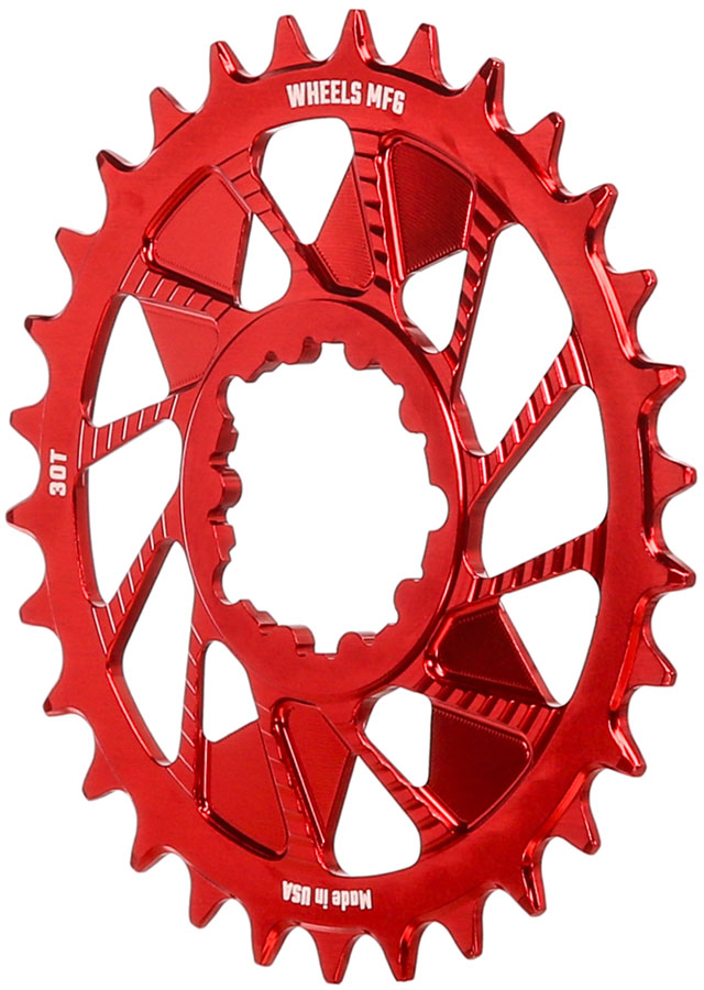 Wheels Manufacturing 3-Bolt Direct Mount Hyperglide+ Chain Compatible Chainring - Image 2