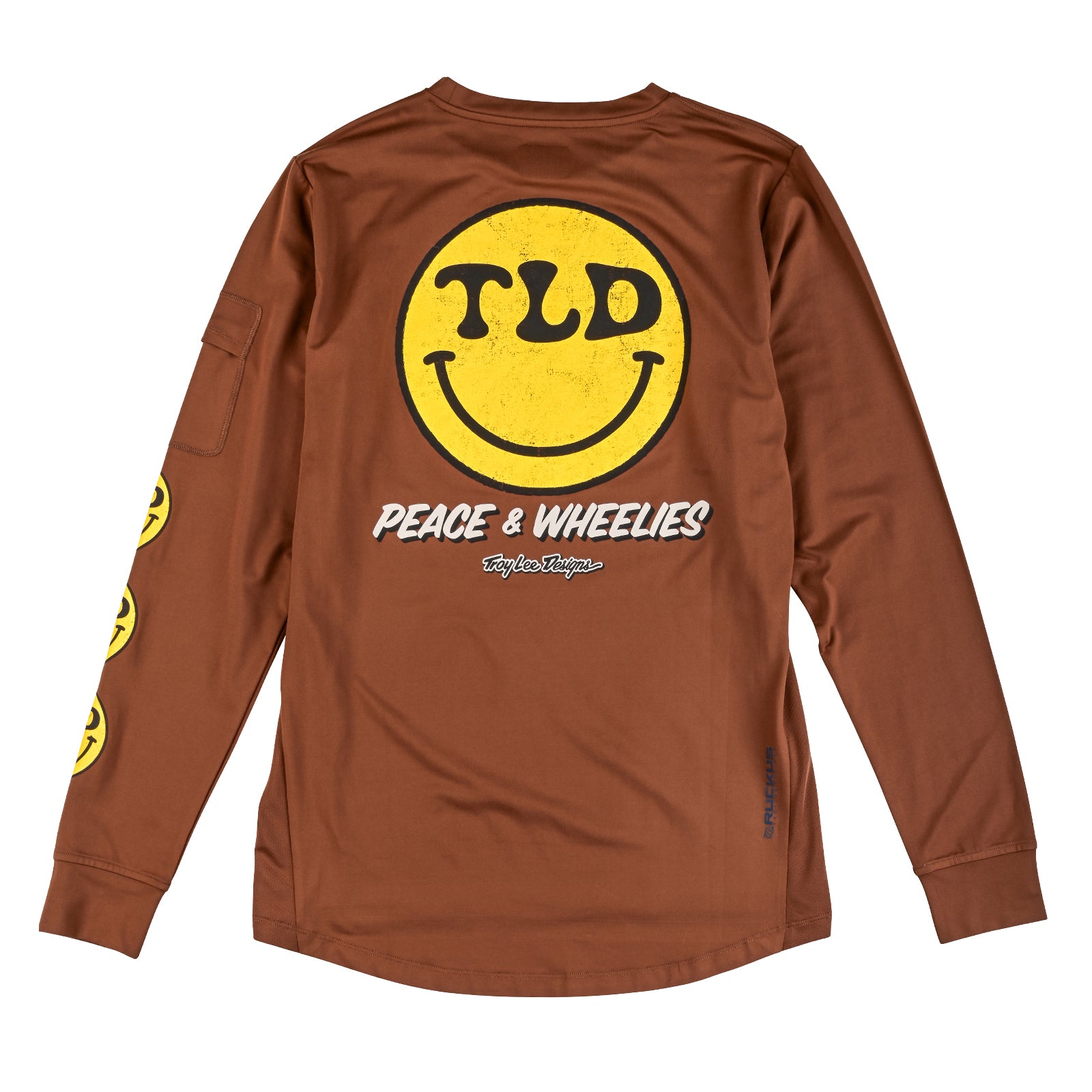 Ruckus Long Sleeve Ride Tee Wheelies Chocolate - Image 2