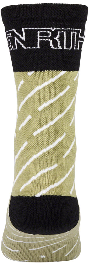 45NRTH Snow Band Midweight Wool Sock - Sage/Rosin - Image 4