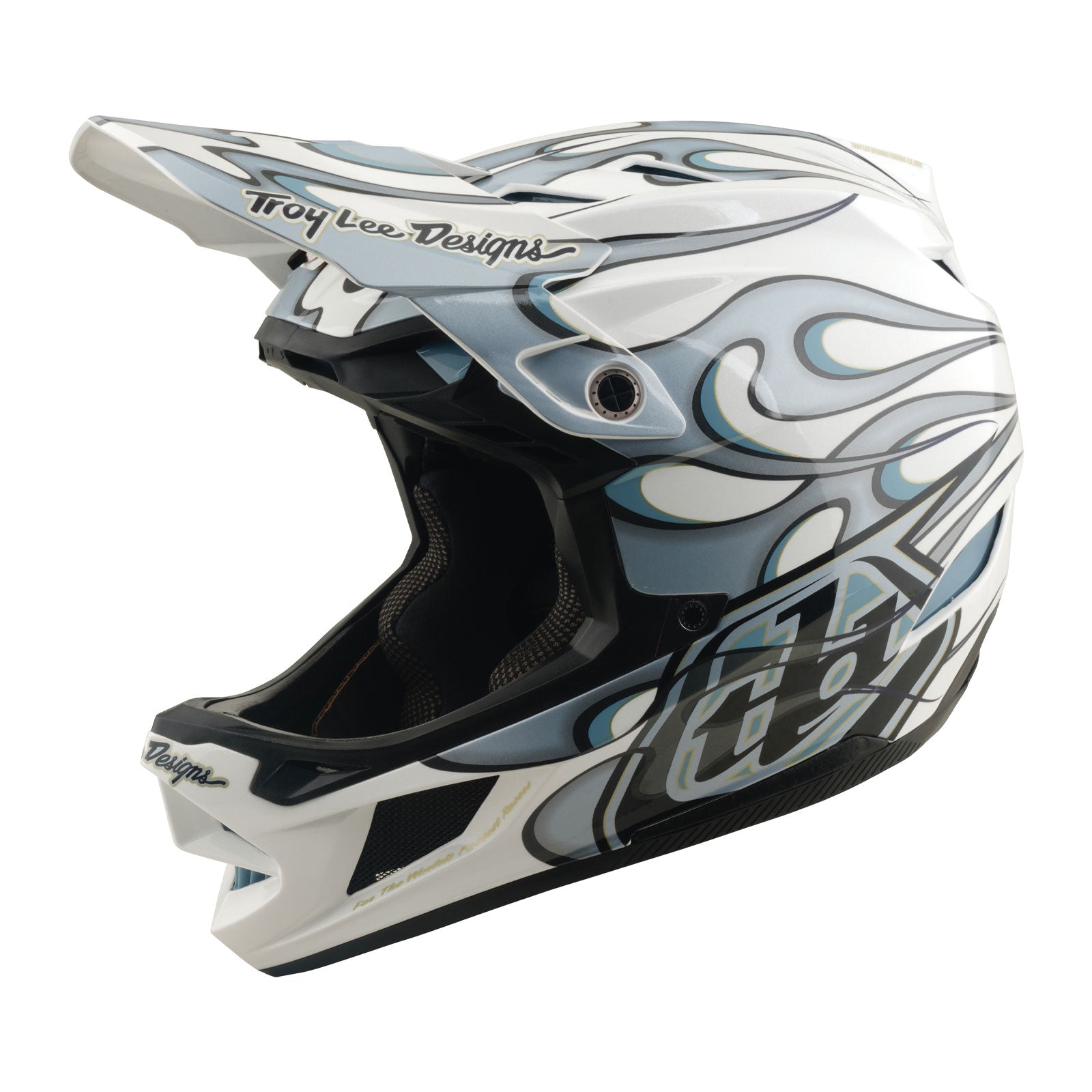 D4 Composite Helmet Torched White / Silver - Image 8
