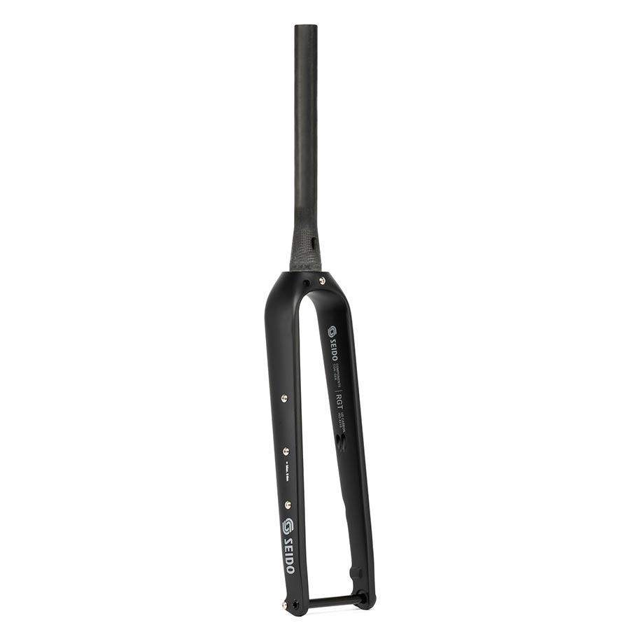 Seido RGT Fork 700C/27.5" 1-1/8''-1.5'' 12x100mm TA Rake: 50mm Black