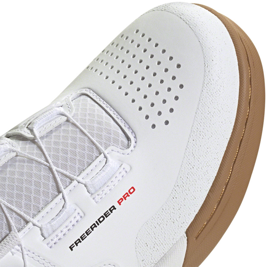 Five Ten Freerider Pro BOA Flat Shoes - Men's, FTWR White/Core Black/Red - Image 4